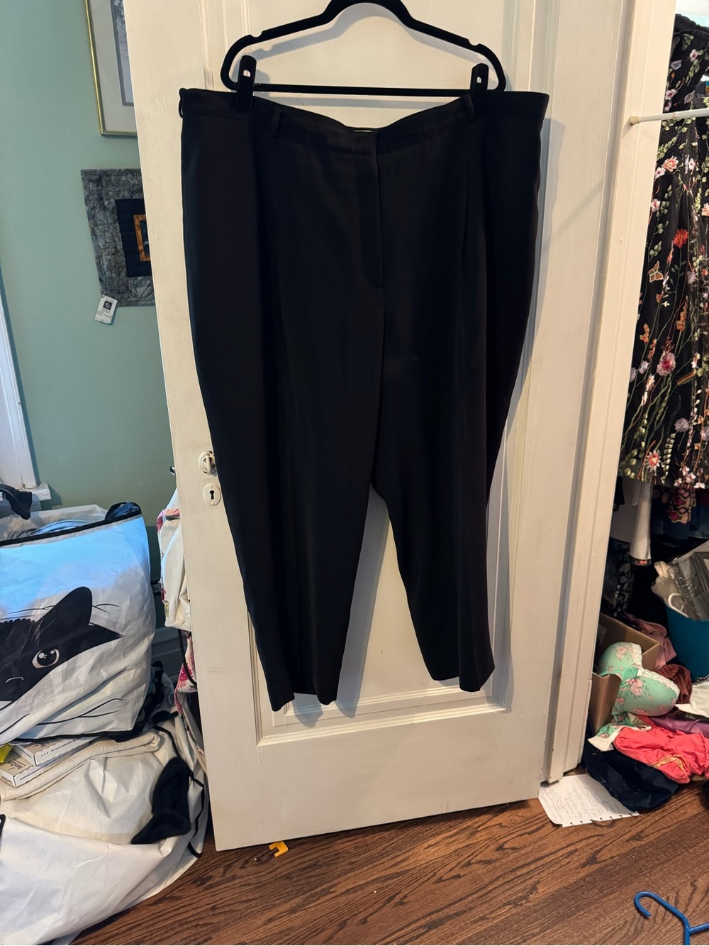 Caslon Black Straight-Leg Dress Pants